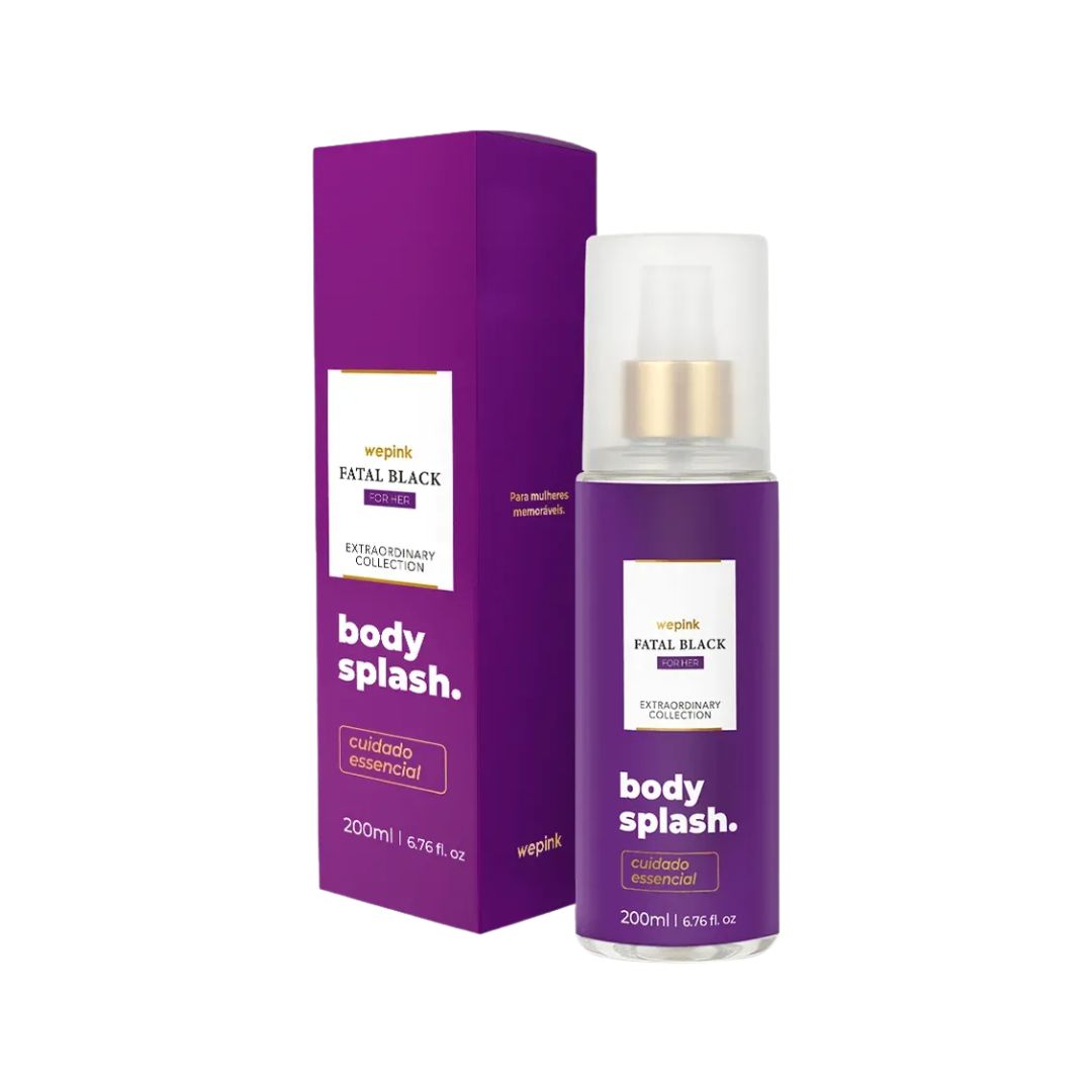 BODY SPLASH FATAL BLACK FOR HER - WEPINK