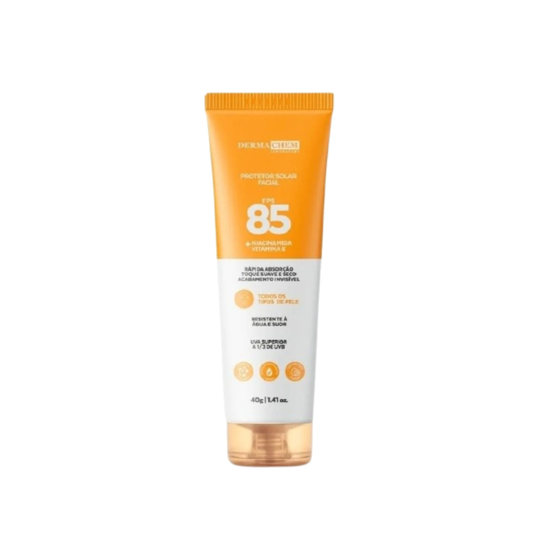 PROTETOR SOLAR FACIAL FPS 85 - DERMACHEM