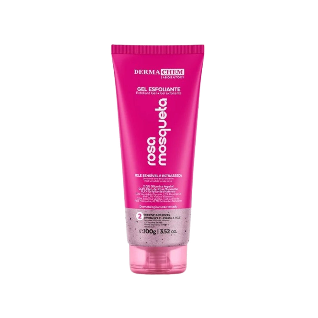 GEL ESFOLIANTE ROSA MOSQUETA - DERMACHEM