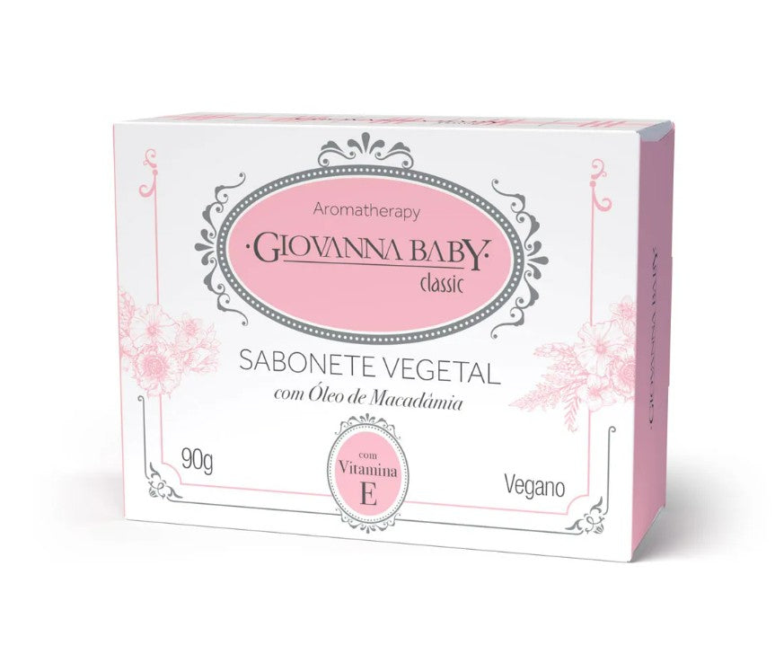 SABONETE EM BARRA VEGETAL CLASSIC - GIOVANNA BABY