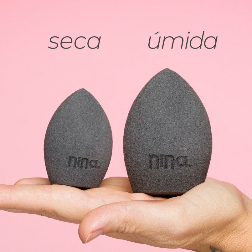 ESPONJA BEAUTY BLENDER DE PRECISÃO - NINA MAKEUP