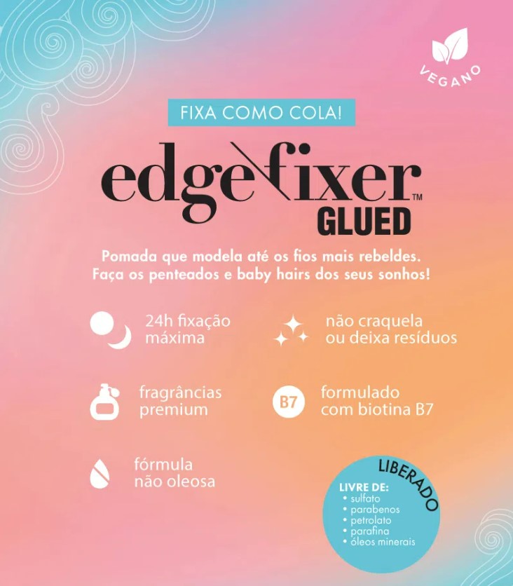 POMADA FIXADORA EDGE FIXER RED APPLE - RUBY KISSES