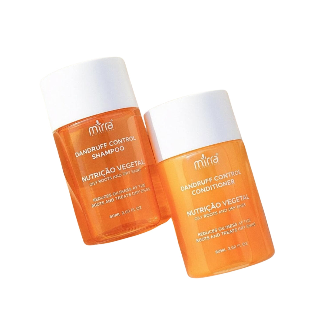 KIT MINI NUTRIÇÃO VEGETAL SHAMPOO + CONDICIONADOR 60ML - MIRRA COSMÉTICOS