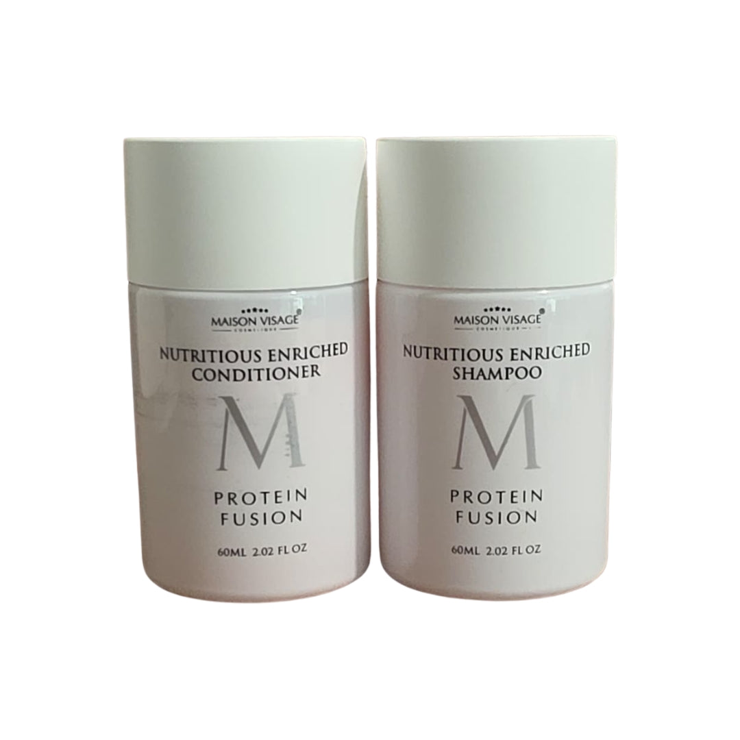 KIT MINI PROTEIN FUSION SHAMPOO + CONDICIONADOR 60ML - MAISON VISAGE
