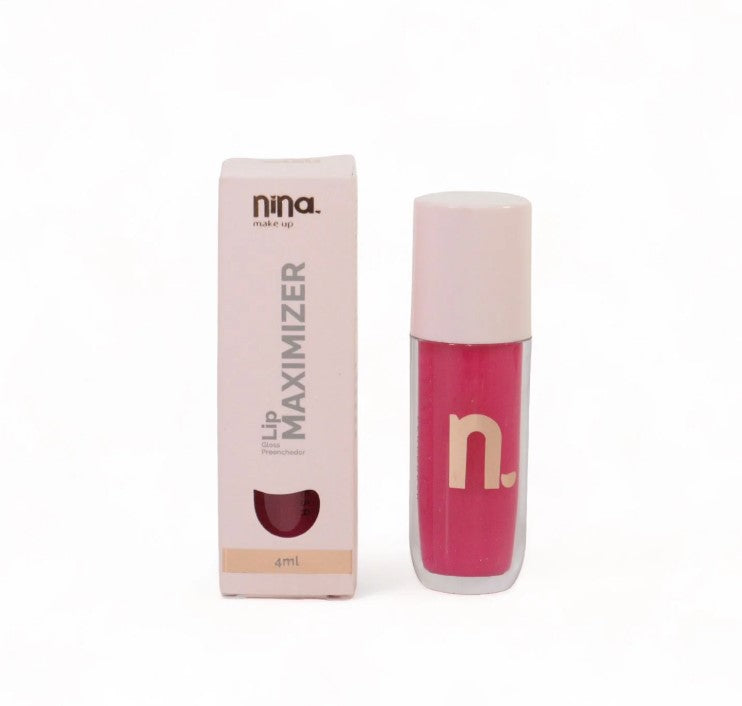 GLOSS LIP MAXIMIZER FRAMBOESA - NINA MAKEUP