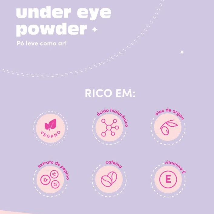PÓ SOLTO PARA ÁREA DOS OLHOS UNDER EYE - RUBY KISSES