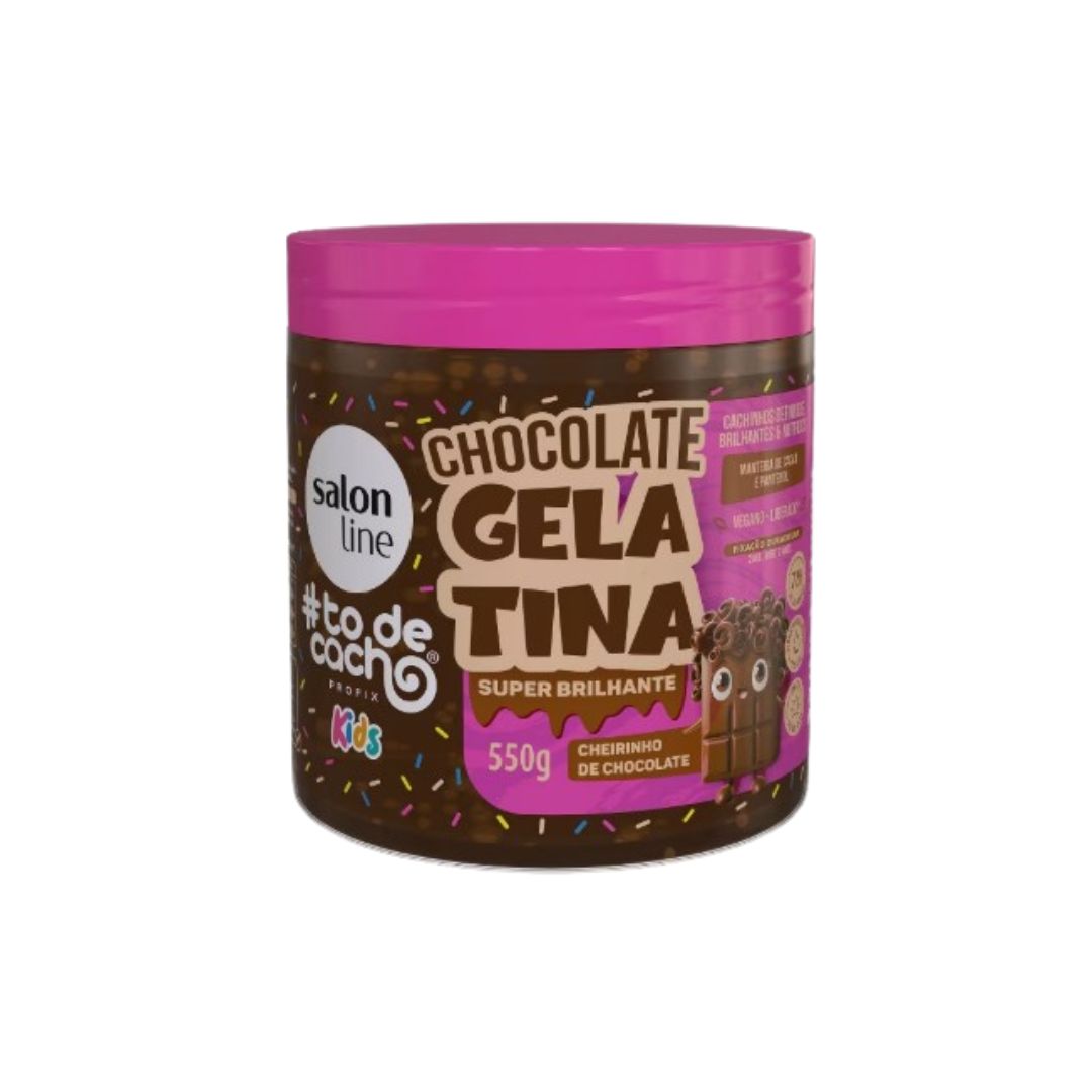 GELATINA SUPER BRILHANTE CHOCOLATE - SALON LINE