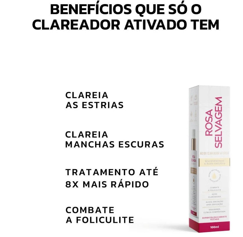 ÁCIDO CLAREADOR - ROSA SELVAGEM