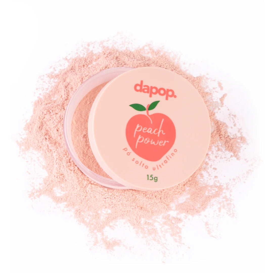 PÓ SOLTO PEACH POWER PÊSSEGO - DAPOP