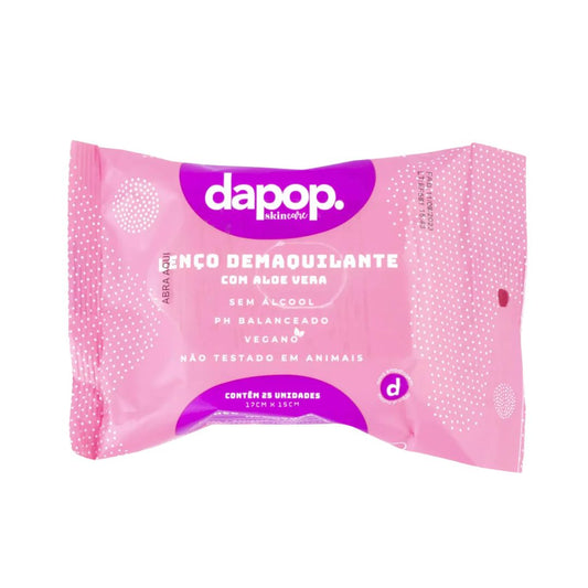 LENÇO DEMAQUILANTE ALOE VERA - DAPOP