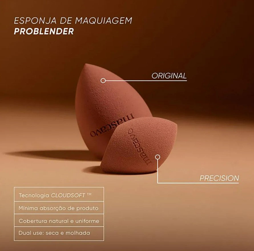 ESPONJA DE MAQUIAGEM PROBLENDER ORIGINAL - MASCAVO