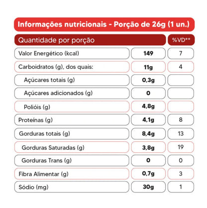 BARRA PROTEÍNA CHOCOLATE COM LEITE EM PÓ UNID. - NAKED WAFER