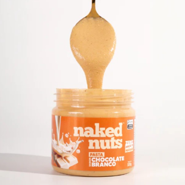 PASTA DE MIX DE NUTS CHOCOLATE BRANCO - NAKED NUTS
