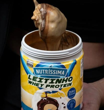 PASTA DE AMENDOIM LEITINHO WHEY PROTEIN - NUTRÍSSIMA