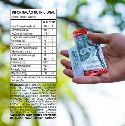 GO! ENERGIA NOW! GEL MORANGO COM LIMÃO UNID. - ATLHETICA NUTRITION
