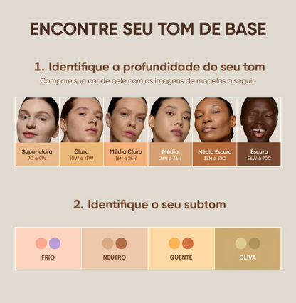 BASE LIQUIDA SOFT RADIANCE - MASCAVO