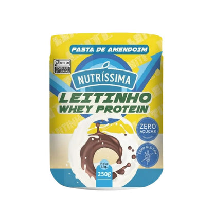 PASTA DE AMENDOIM LEITINHO WHEY PROTEIN - NUTRÍSSIMA