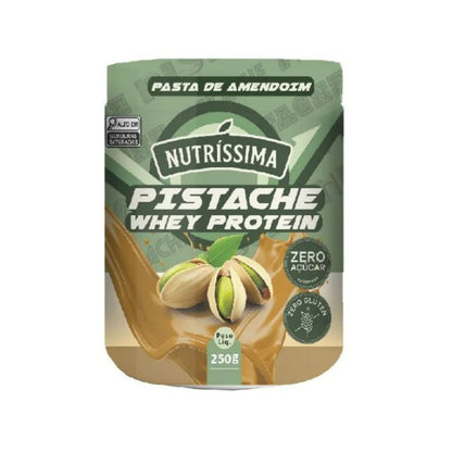 PASTA DE AMENDOIM PISTACHE WHEY PROTEIN - NUTRÍSSIMA