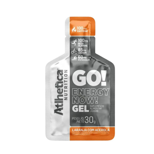GO! ENERGIA NOW! GEL LARANJA COM ACEROLA UNID. - ATLHETICA NUTRITION