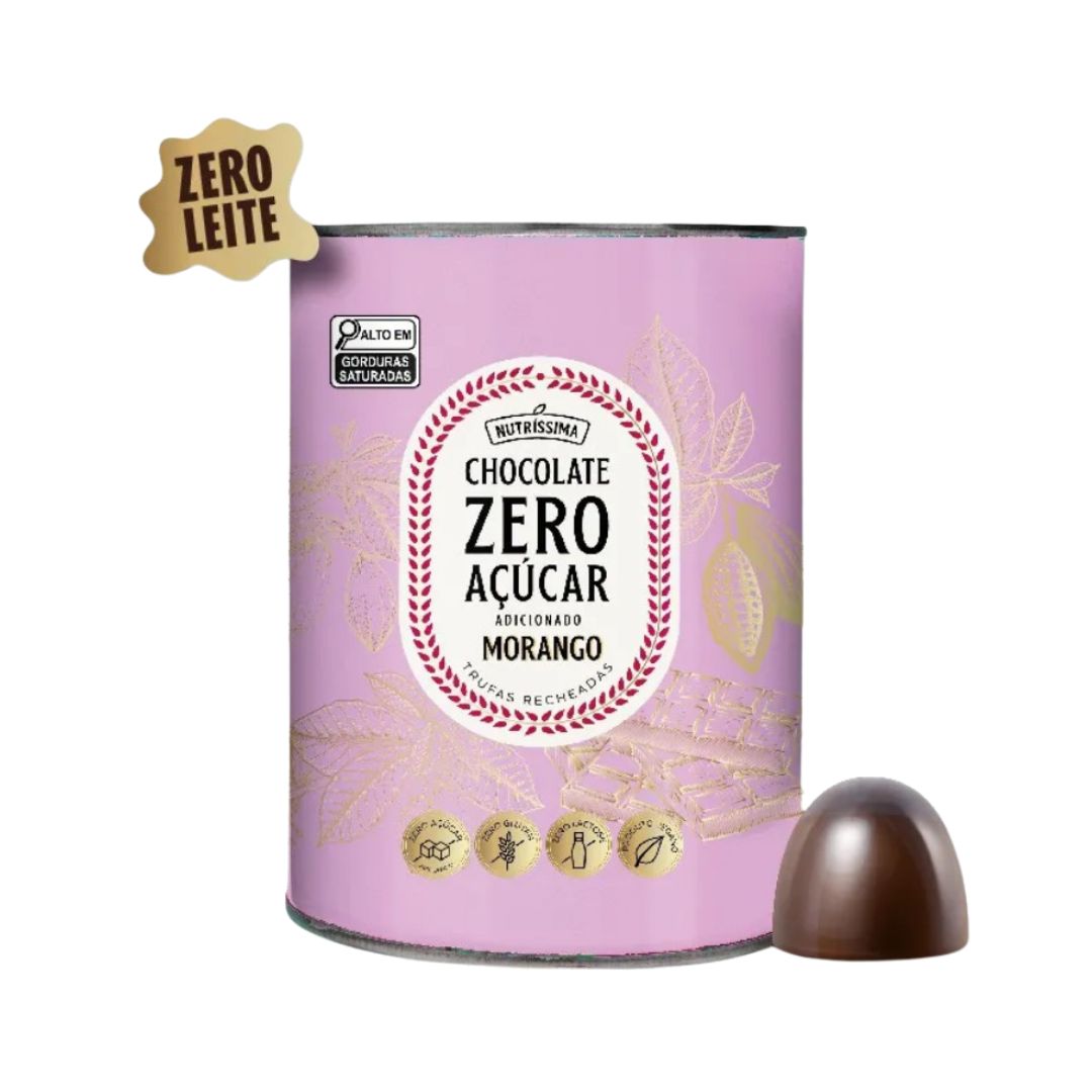 CHOCOLATE TRUFAS RECHEADAS MORANGO - NUTRISSIMA