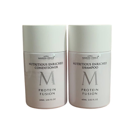 KIT MINI PROTEIN FUSION SHAMPOO + CONDICIONADOR 60ML - MAISON VISAGE