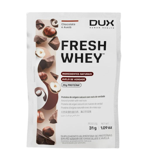 FRESH WHEY CHOCOLATE E AVELÃ SACHÊ - DUX
