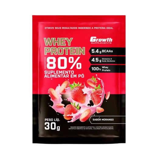 WHEY PROTEIN MORANGO SACHÊ - GROWTH