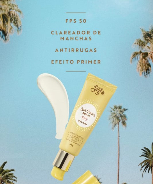 PROTETOR SOLAR SUN CREAM SPF 50 - LATIKA