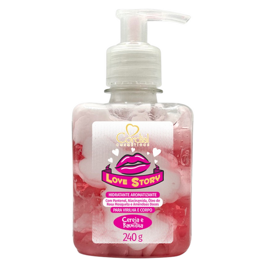 GEL AROMATIZANTE PARA VIRILHA: CEREJA E BAUNILHA - CORDIAL COSMÉTICOS