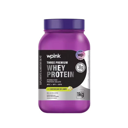 THREE PREMIUM WHEY PROTEIN CHEESECAKE DE LIMÃO - WPINK SUPLEMENTOS