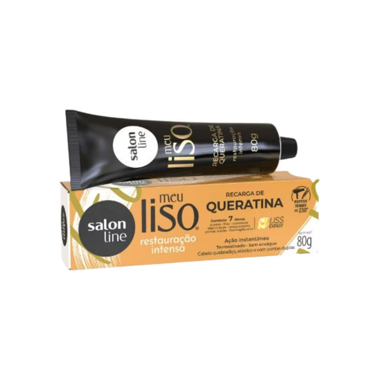 MEU LISO RESTAURAÇÃO INTENSA QUERATINA - SALON LINE